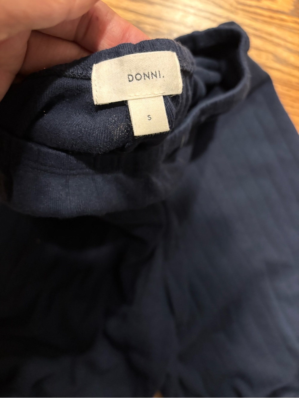 Donni pointelle simple crop pant - Picture 3 of 3